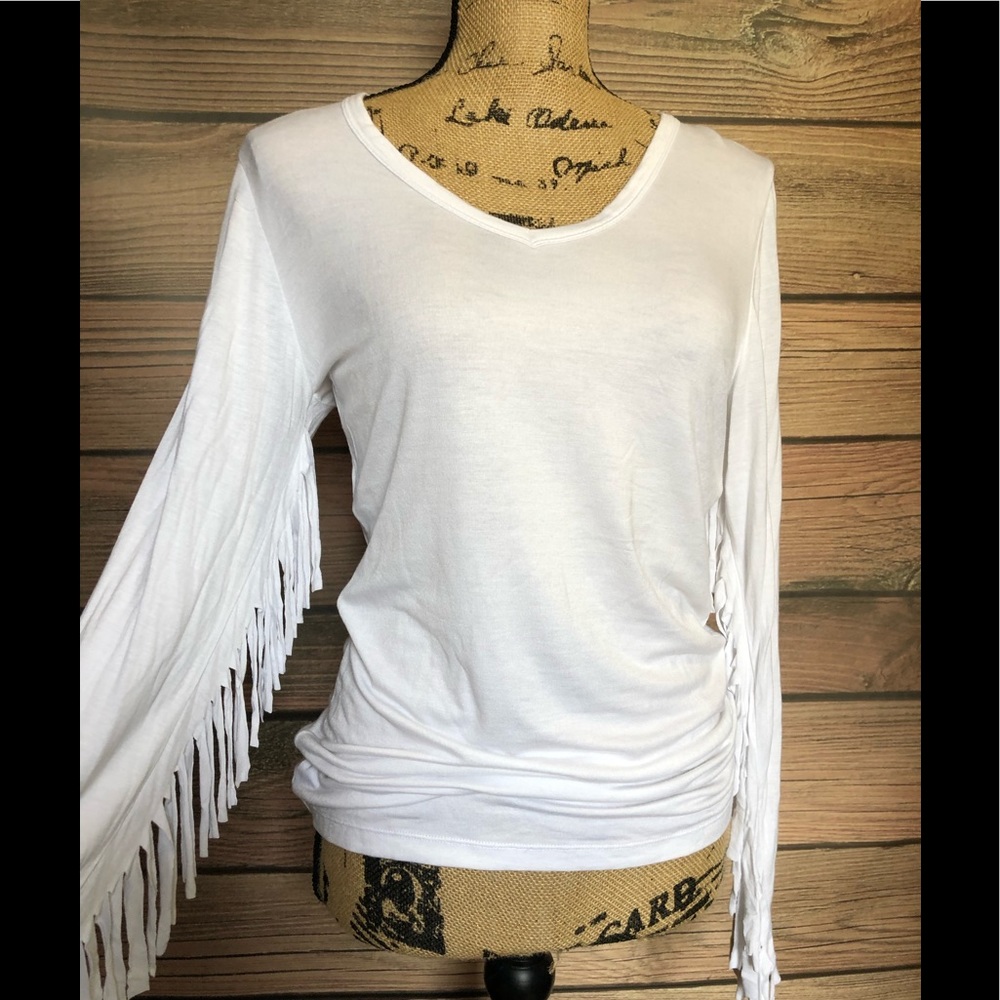 Fringe Long Sleeve Tee